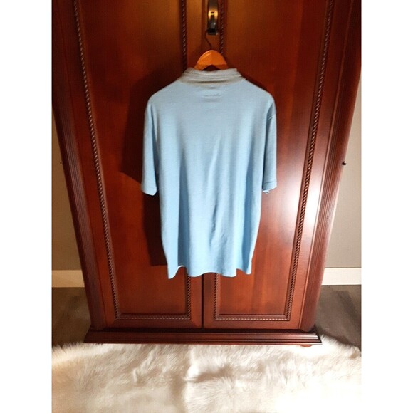 Travis Mathew Men's Size XL Polo Golf Shirt 1/4 Button Pima Cotton Super Soft - Picture 4 of 10